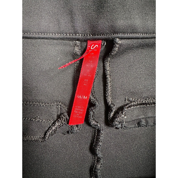 Spanx The Perfect Black Ponte Pant Womens Size Medium Pull On Casual Stretch - Picture 3 of 8